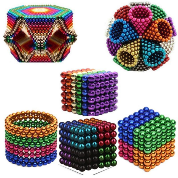 (🔥Summer Hot Sale - Save 50% OFF) Multi Colored DigitDots Magnetic Balls 216 Pcs