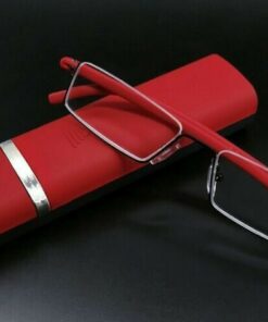 Unisex Comfy Light Half Frame Reading Glasses TR90 Resin Foldable Presbyopic Glasses