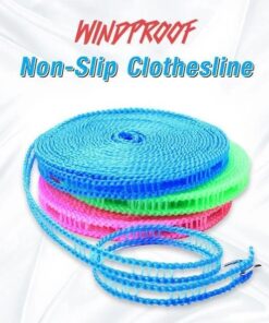 (🔥Summer Hot Sale - Save 50% OFF) Windproof Non-Slip Clothesline & Buy 2 Get Extra 30% OFF!