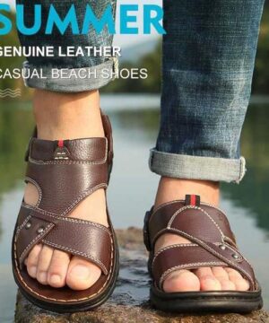 Men's Leather Casual Sandals（Freeshipping）
