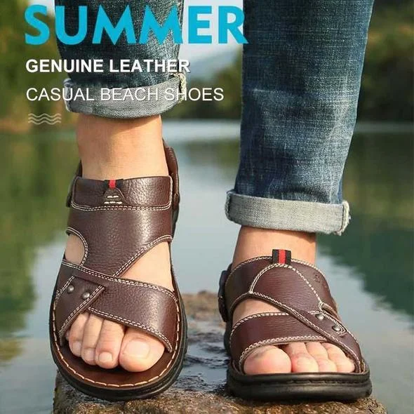 Men's Leather Casual Sandals(Freeshipping)