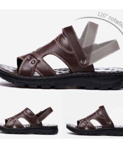 Men's Leather Casual Sandals（Freeshipping）