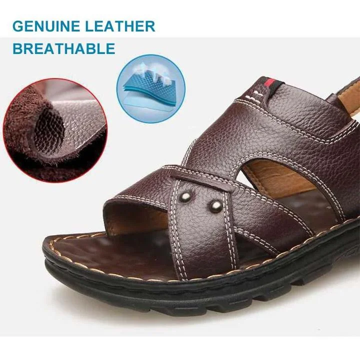 Men's Leather Casual Sandals(Freeshipping)