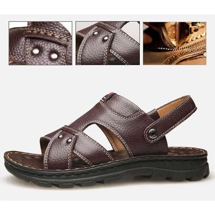 Men's Leather Casual Sandals(Freeshipping)