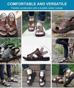 Men's Leather Casual Sandals(Freeshipping)