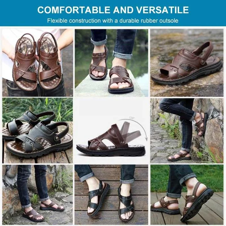 Men's Leather Casual Sandals(Freeshipping)