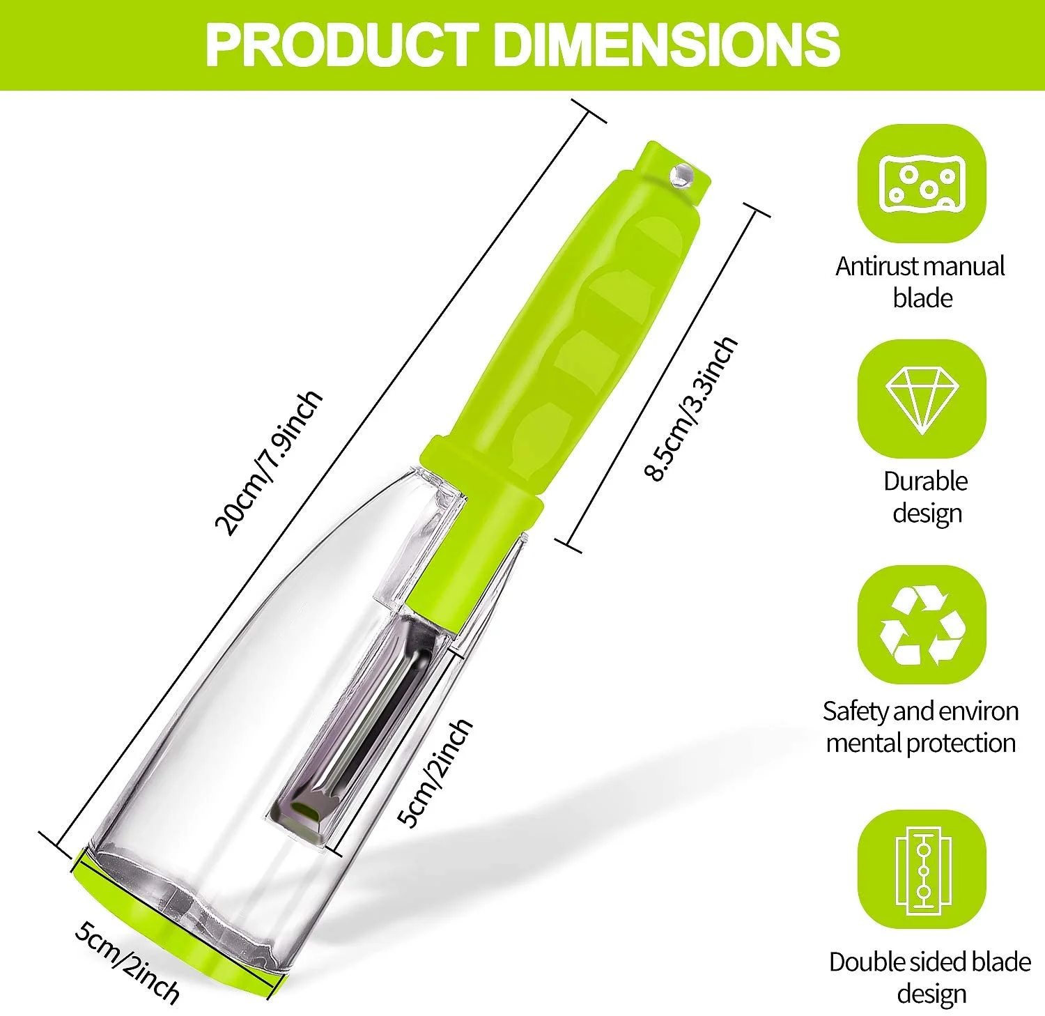 (š„Last Day Promotion - Save 50% OFF) Smart Fruits And Vegetables Peelerš„BUY 2 GET 1 FREE