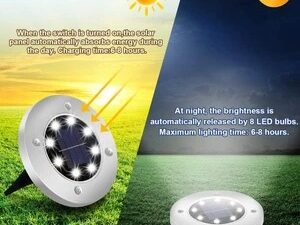 🐰EARLY EASTER PROMOTION🐰 -8 LED Solar Ground Lights