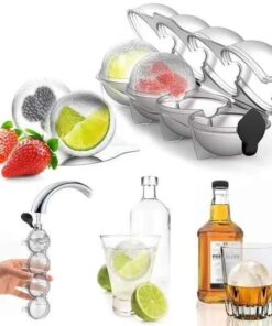 (🔥Summer Hot Sale - Save 50% OFF) 4-Ball Ice Cube Mold, Buy 2 Get 2 Free