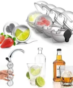 (š„Summer Hot Sale - Save 50% OFF) 4-Ball Ice Cube Mold, Buy 2 Get 2 Free