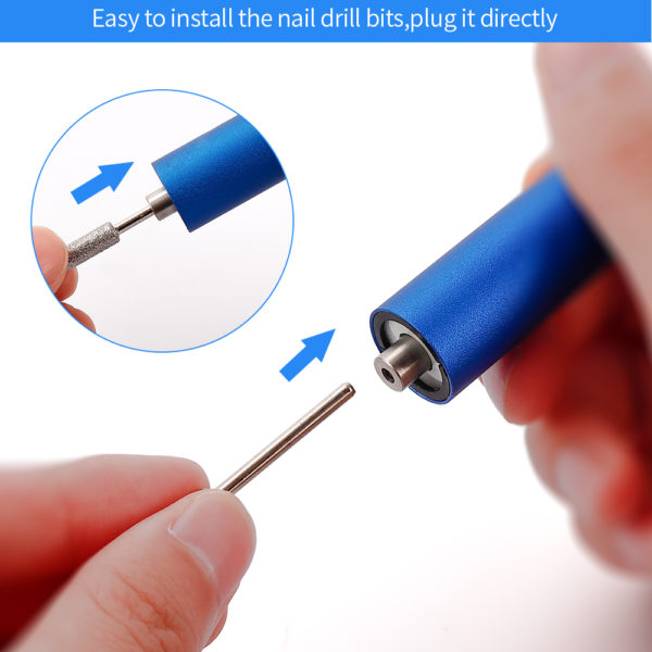 (50% Gbanyụọ) 2021 Ọkachamara Cordless Portable USB Rechargeable Nail Polisher