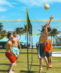 (🔥Summer Hot Sale - 50% OFF) Cross Volleyball Net, Set Up Within Minutes In Sand, Grass, Or Indoors