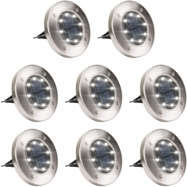 15 LED Solar Ground Lights(Made in America)