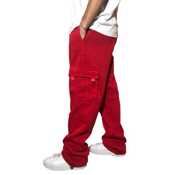 "מכנסי טרנינג של קרגו כמו שנות ה-90" מכנסי קרגו לשני המינים 2021 Hip Hop Streetwear Harem Pant Jogger מכנסיים