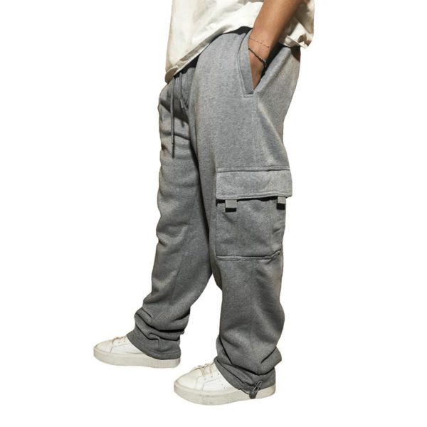 "Pantalons de survêtement cargo comme les années 90" Pantalon cargo unisexe 2021 Hip Hop Streetwear Sarouel Pantalon de jogging