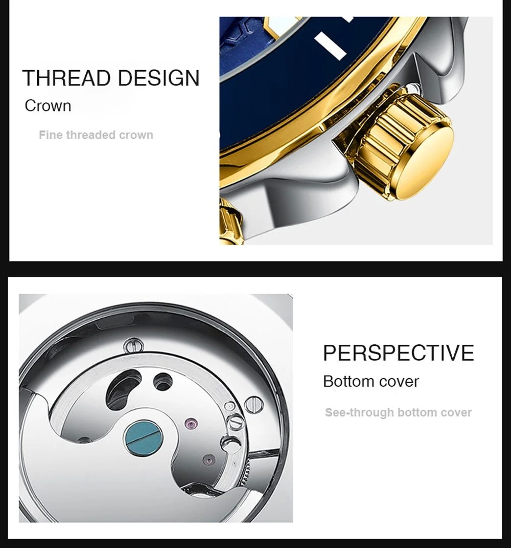 Accessories are important items to make up your luxury and prominence, especially the watch. This Mechanical watch luxury is suitable for all types of costumes. You can combine it with any style you like. Buy it now🔥🔥🔥