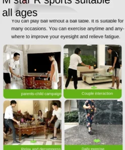 Multifunctional elastic table tennis training device