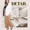 【Promoció d'estiu-50% DESCOMPTE】Pantalons de cama ampla de seda gelada per a dona