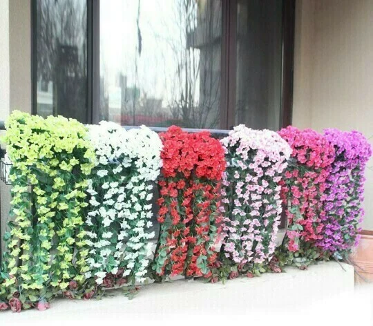 🌺Vivid Artificial Hanging Orchid Bunch🌷(length 35 inch)-BUY 4 FREE SHIPPING