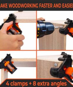 (SUMMER HOT SALE）- Clamp set (4pcs) + FREE 60° & 120° heads - Buy 2 Get Extra 10% OFF