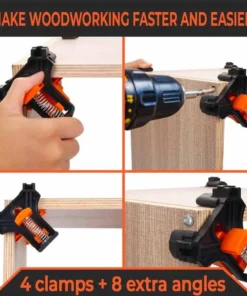 (SUMMER HOT SALE）- Clamp set (4pcs) + FREE 60° & 120° heads - Buy 2 Get Extra 10% OFF