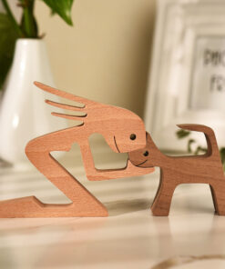 🐕😺寵物愛好者禮物|木雕|餐桌擺飾|木雕裝飾| 寵物紀念館| 對於小狗| 母親節禮物