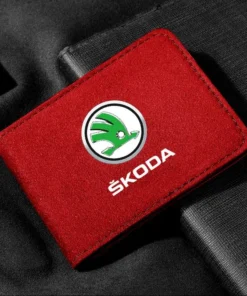 Car Driving License High-end Suede Storage Bag