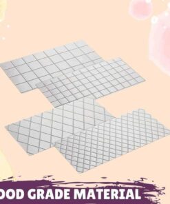Fondant Texture Lattice Impression Mat (4pcs Set)