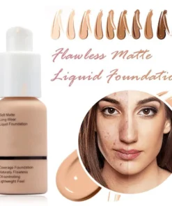 (NEW YEAR SALE 🎉 - SAVE 50% OFF!!🔥)2020 New Creative Flawless Matte Liquid Foundation - BUY 3 FREE SHIPPING!!