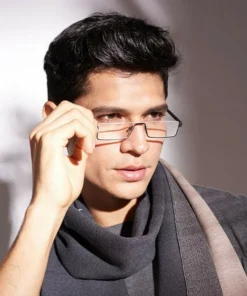 Unisex Comfy Light Half Frame Reading Glasses TR90 Resin Foldable Presbyopic Glasses