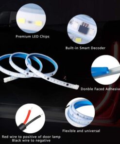 🔥Promoción de verano🔥 Luces LED de advertencia de apertura de puerta de automóvil (Universal para todos los automóviles)