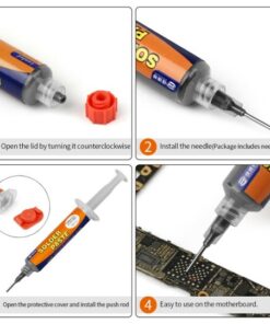 35g BGA Syringe Tin Solder Paste Melting Point 183℃