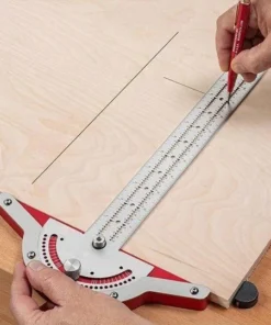 (FATHER'S DAY HOT SALE - SAVE 50% OFF) Adjustable Woodworkers Edge Rule