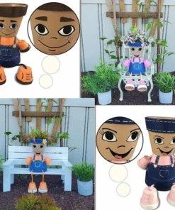 Country Kid People Planter