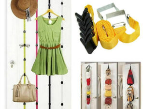 ❤️Father's Day Promotion-50%OFF❤️Adjustable Cap & Bag Storage Belt Door Rack