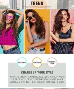 (Summer Hot Sale-50% OFF) Buckle-Free Invisible Elastic Waist Belts