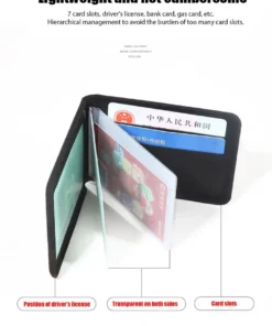 Car Driving License High-end Suede Storage Bag