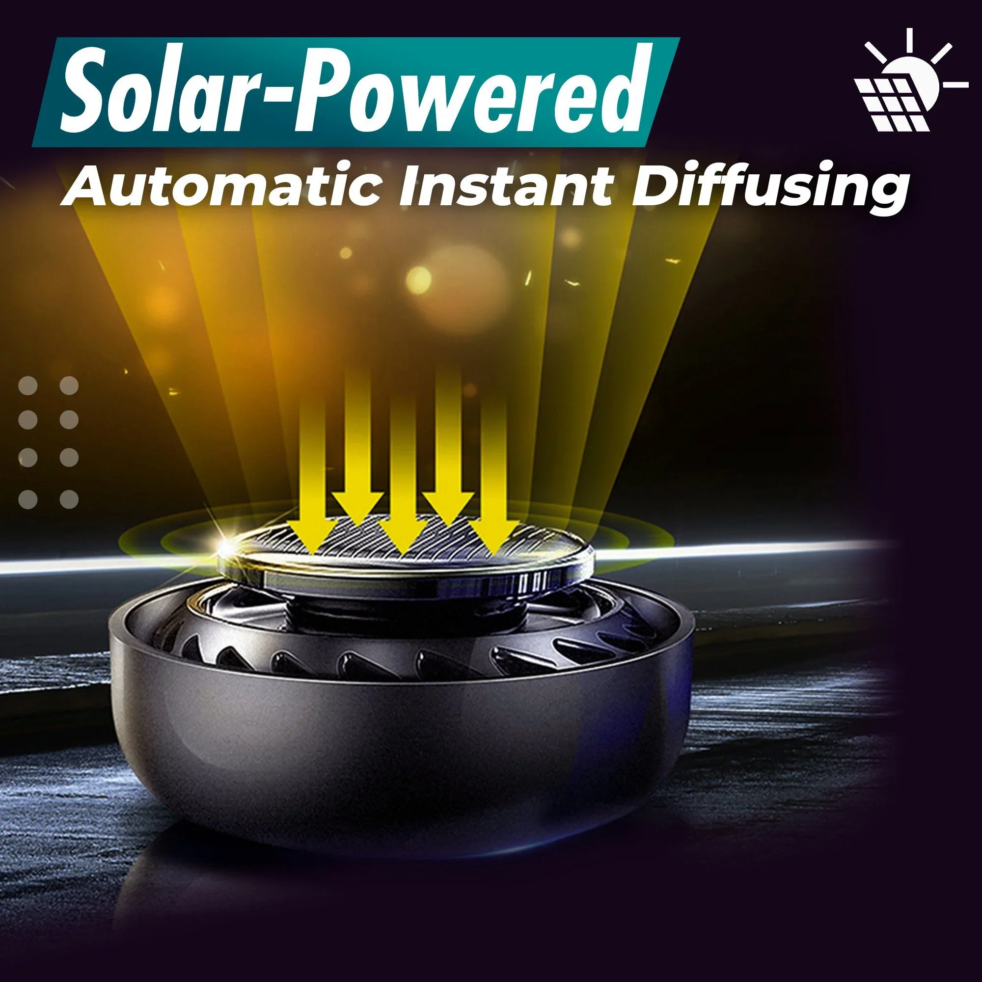 DaBreeze Car Solar Energy Scent Diffuser
