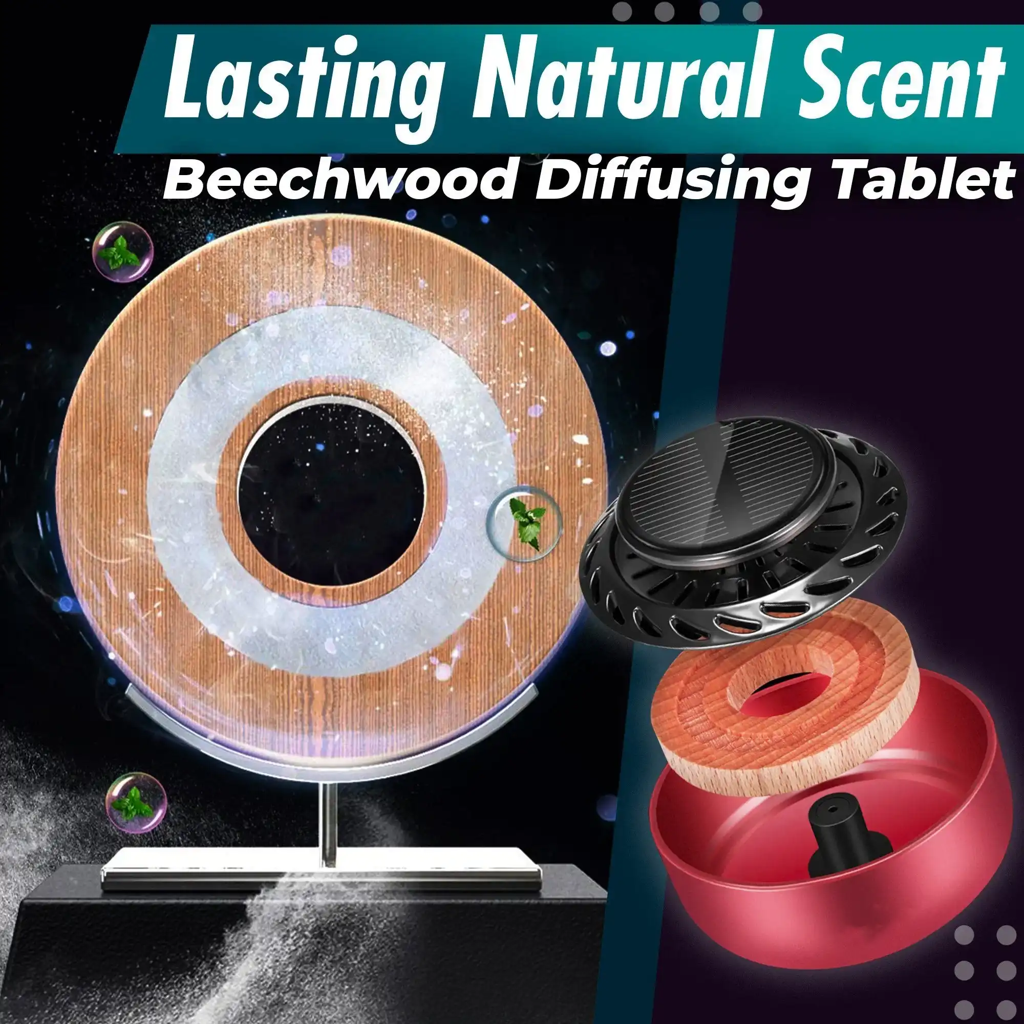 DaBreeze Car Solar Energy Scent Diffuser