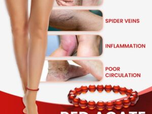 Red Agate Varicose Vein Cure Anklet
