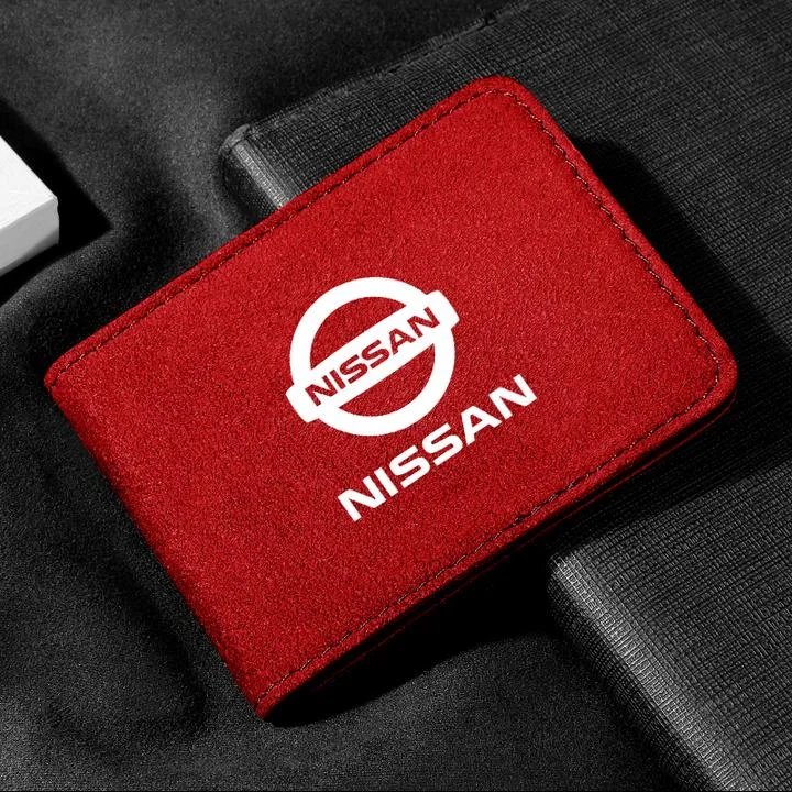 Car Driving License High-end Suede Storage Bag
