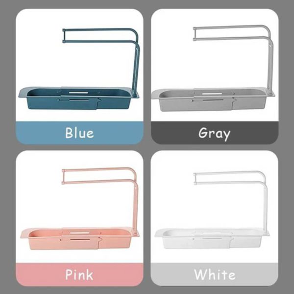 (SUMMER HOT SALE - 50% OFF) Telescopic Sink Storage Rack - BUY 2 FREE SHIPPING