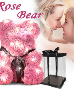 🌹🌹Promotion Fête des Mères -60 %‼ - L'ours en peluche rose de luxe