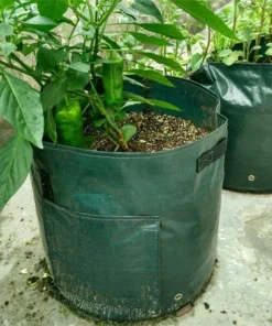 30L Large Capacity Potato Grow Planter PE Container Bag Pouch Tomato Vegetables Garden Outdoor