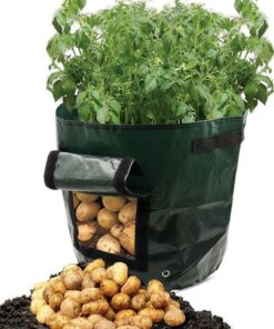 30L Large Capacity Potato Grow Planter PE Container Bag Pouch Tomato Vegetables Garden Outdoor