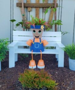 Country Kid People Planter