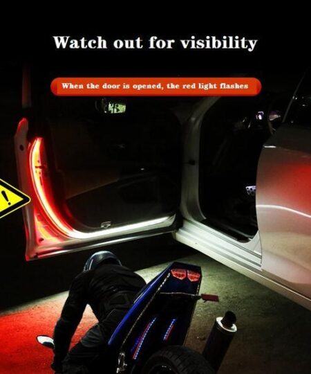 🔥Летна промоција🔥 Предупредувачки LED светла за отворање на вратите на автомобилот (универзални за сите автомобили)