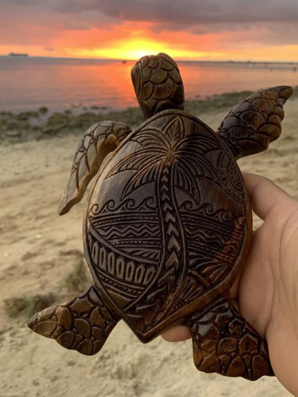 (SUMMER HOT SALE-50%OFF) Hawaiian Turtle WoodCarving-Buy 2 FREE Shipping