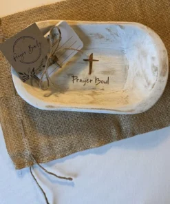 PRAYER BOWL DOUGH BOWL CROSS RELIGIOUS GIFTS