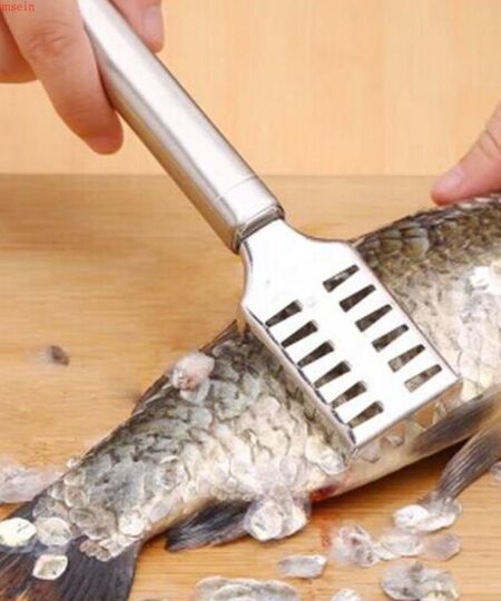 (š„Summer Hot Sale - Save 50% OFF) Stainless Scale Remover Fish Scraper, Buy 2 Get 2 Free